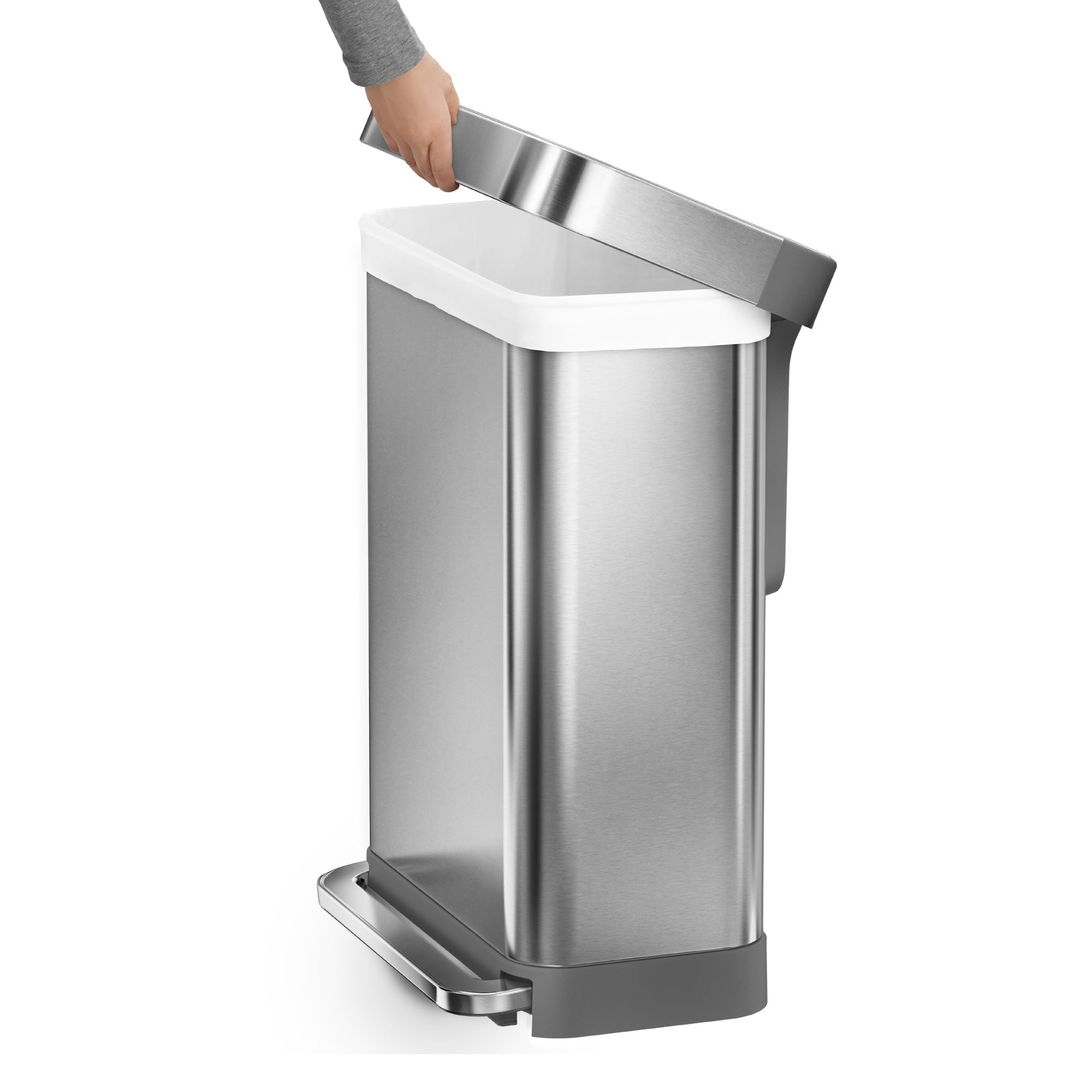 Simplehuman Rectangular Liner Pocket Pedaalemmer 55 Liter