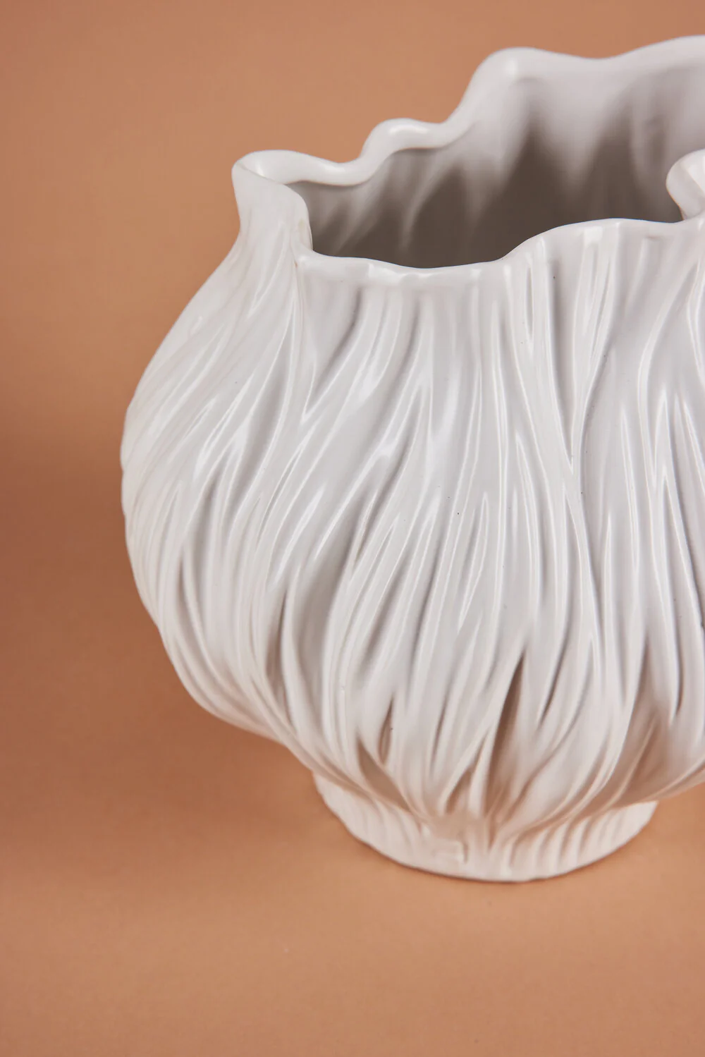 Bahne Interior  Vase, hvid - Ø21 cm.