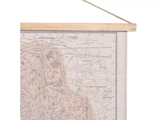 Toile imprimée en parchemin
