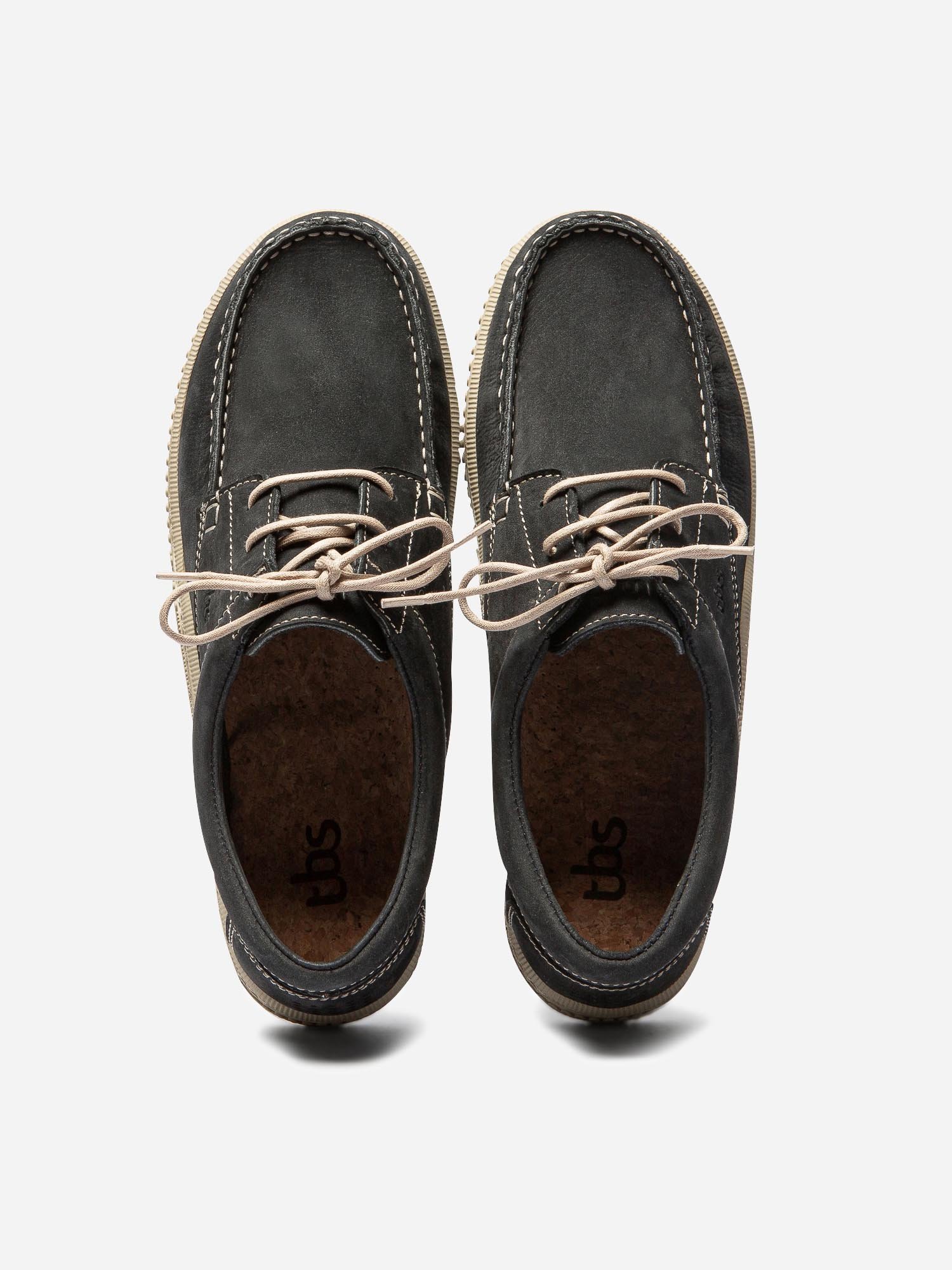 Chaussures Bateau Homme Cuir Marine