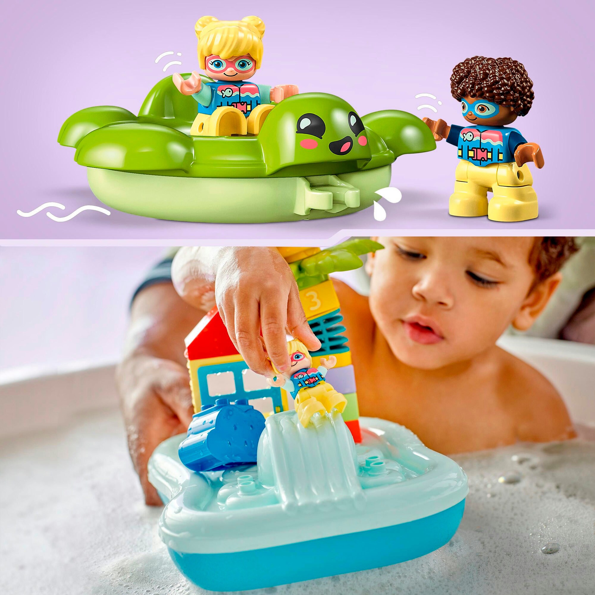 LEGO Konstruktionsspielzeug DUPLO Wasserrutsche