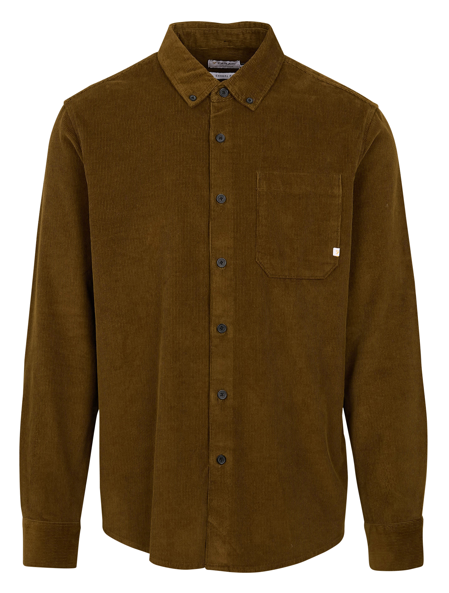 SPENCER - Chemise droite en velours côtelé| Vert