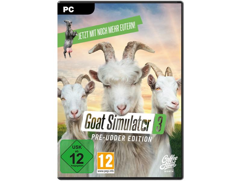 GAME Goat Simulator 3 Pre-Udder Edition (Code in a Box) Ziegensimulationsspiel für PC
