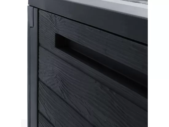 Boîte de stockage jardin Anthracite 58,5x46x55 cm Polypropylène