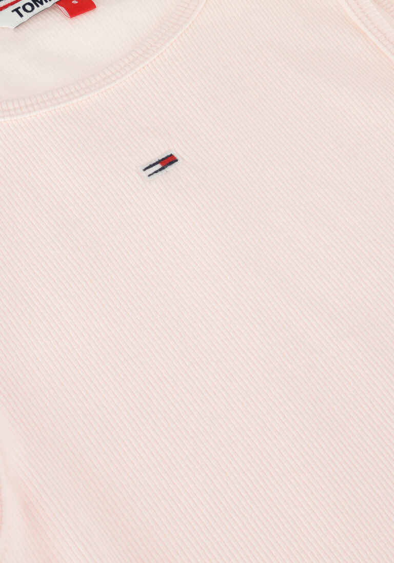 TOMMY JEANS lichtroze tommy jeans top tjw essential rib tank