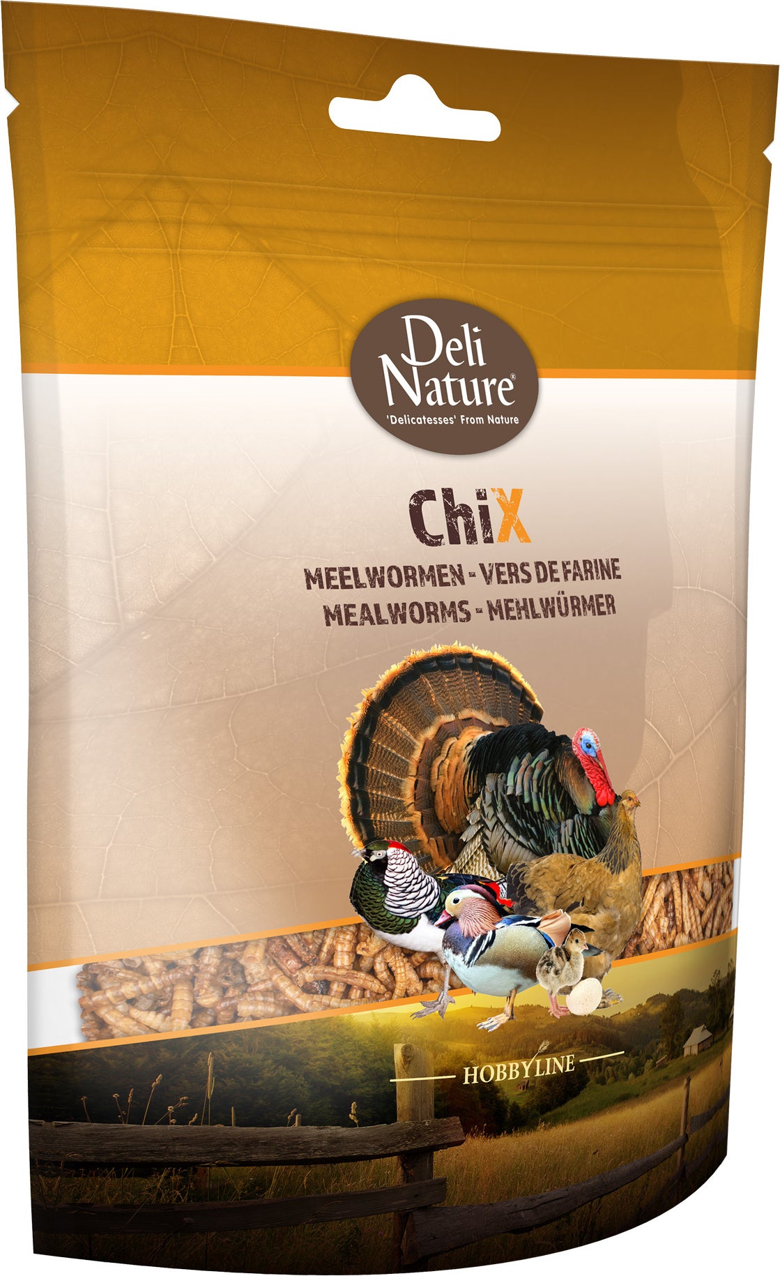 Deli Nature kippenvoer ChiX meelwormen 500 g