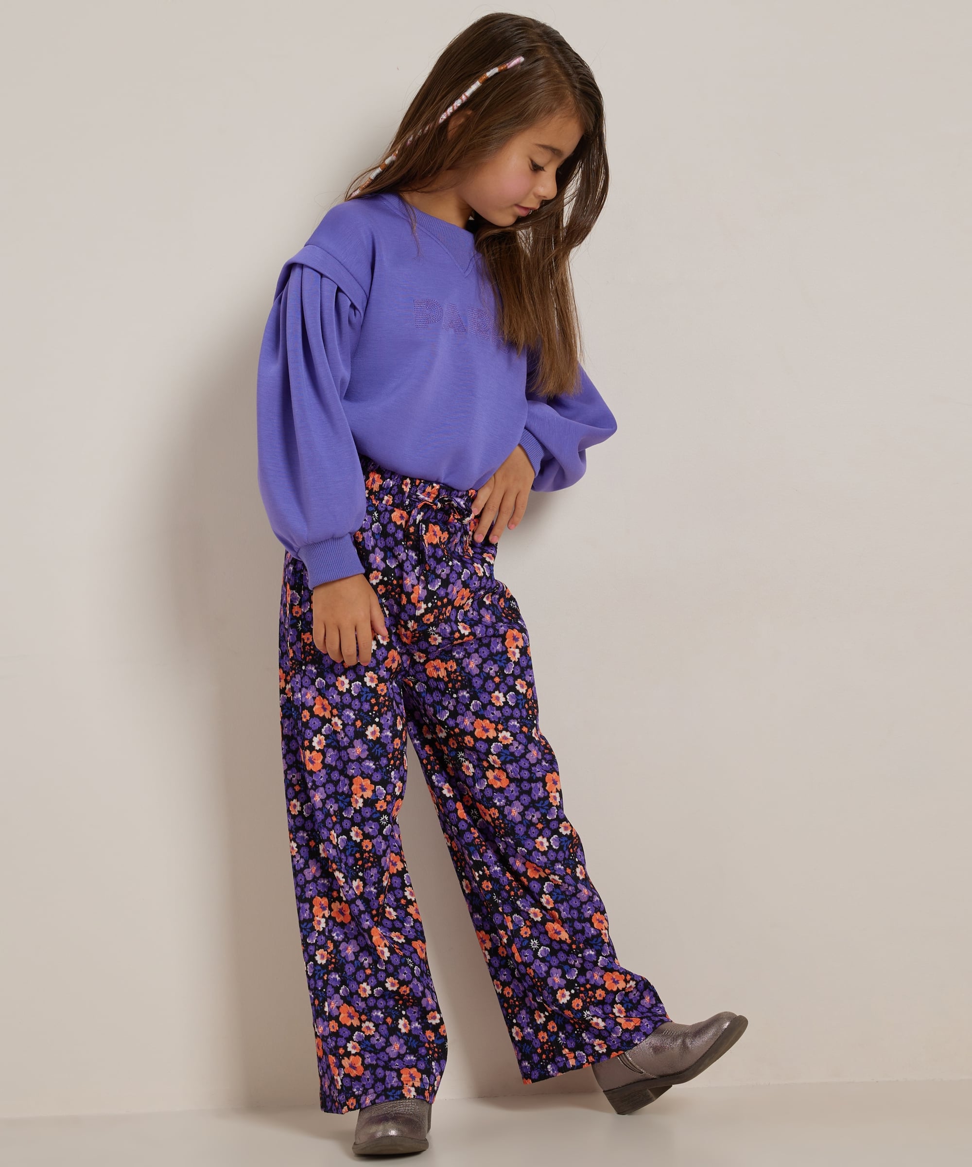 wide fit broek all-over print