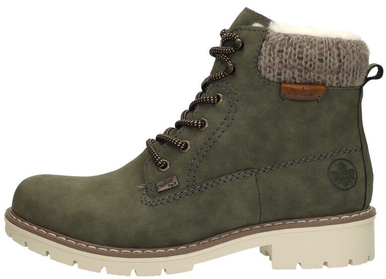 Rieker Veterschoenen Hoog groen