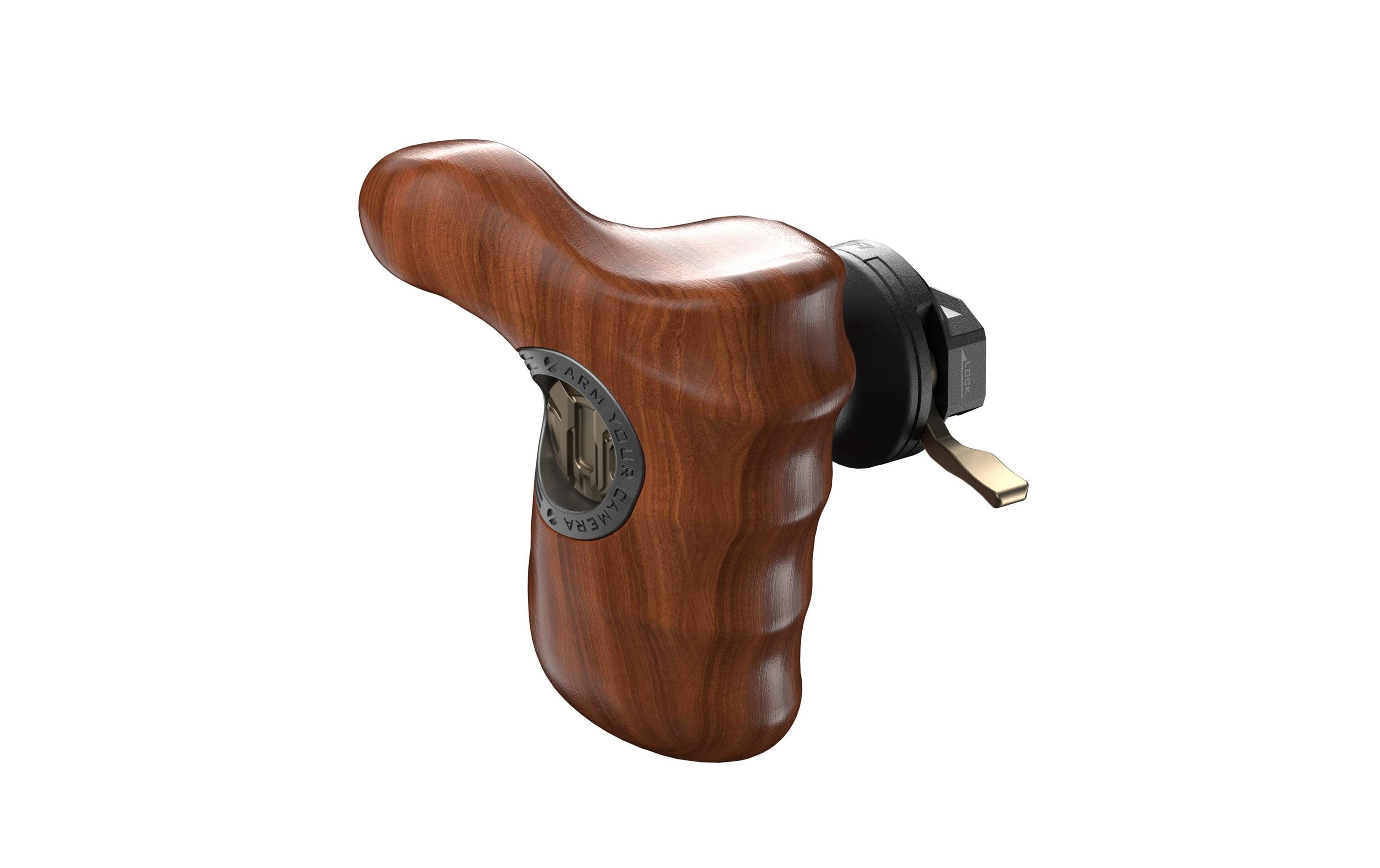 Advanced Right Side Wooden Handle Type IX<br>Ergonomischer Holzgriff für maximalen Komfort bei der Bedienung des DJI Ronin 4D