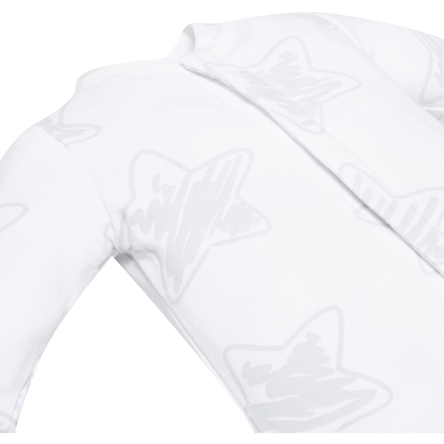 OVS Strampler Grey Stars Bright White