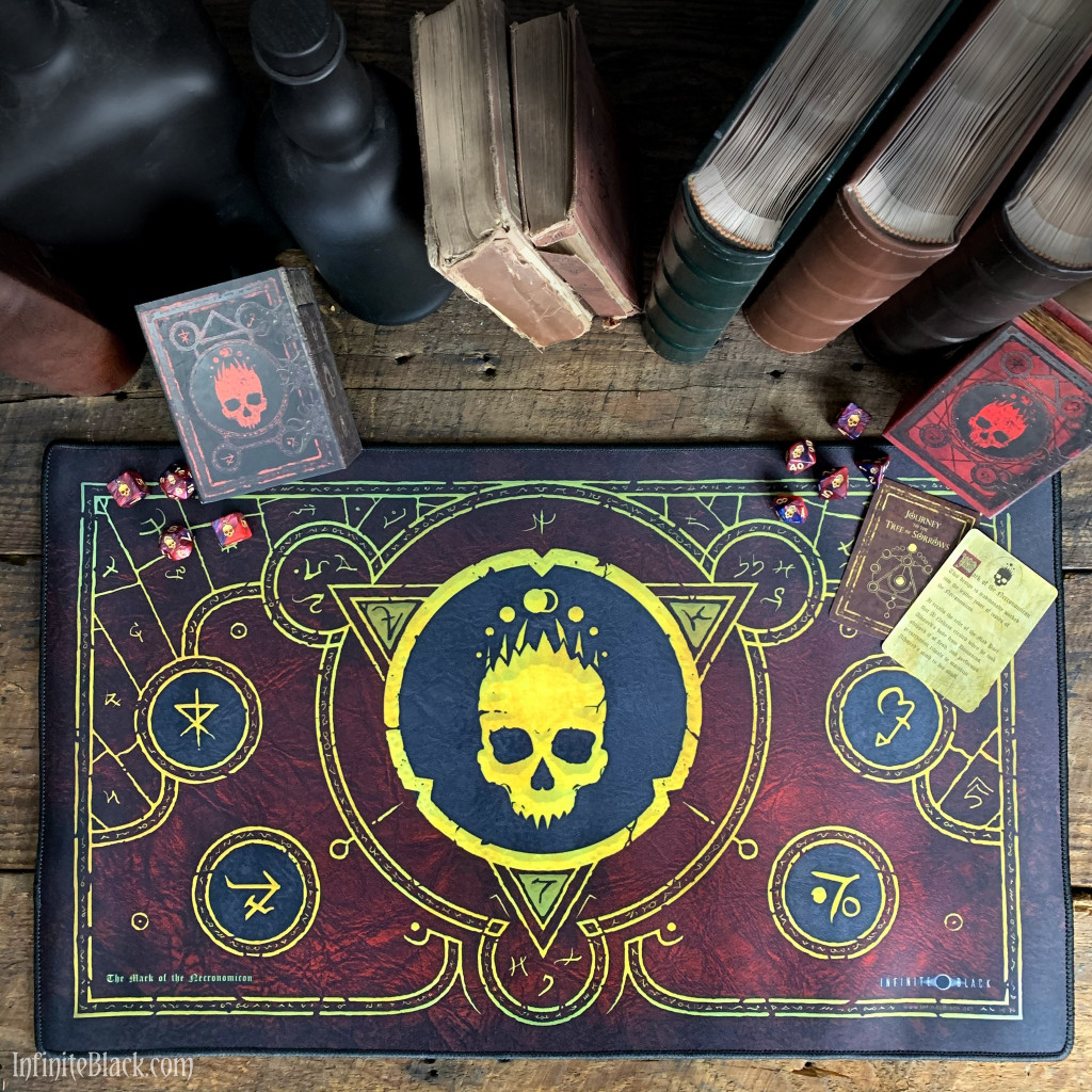 Playmat Infinite Black - The Mark of the Necronomicon