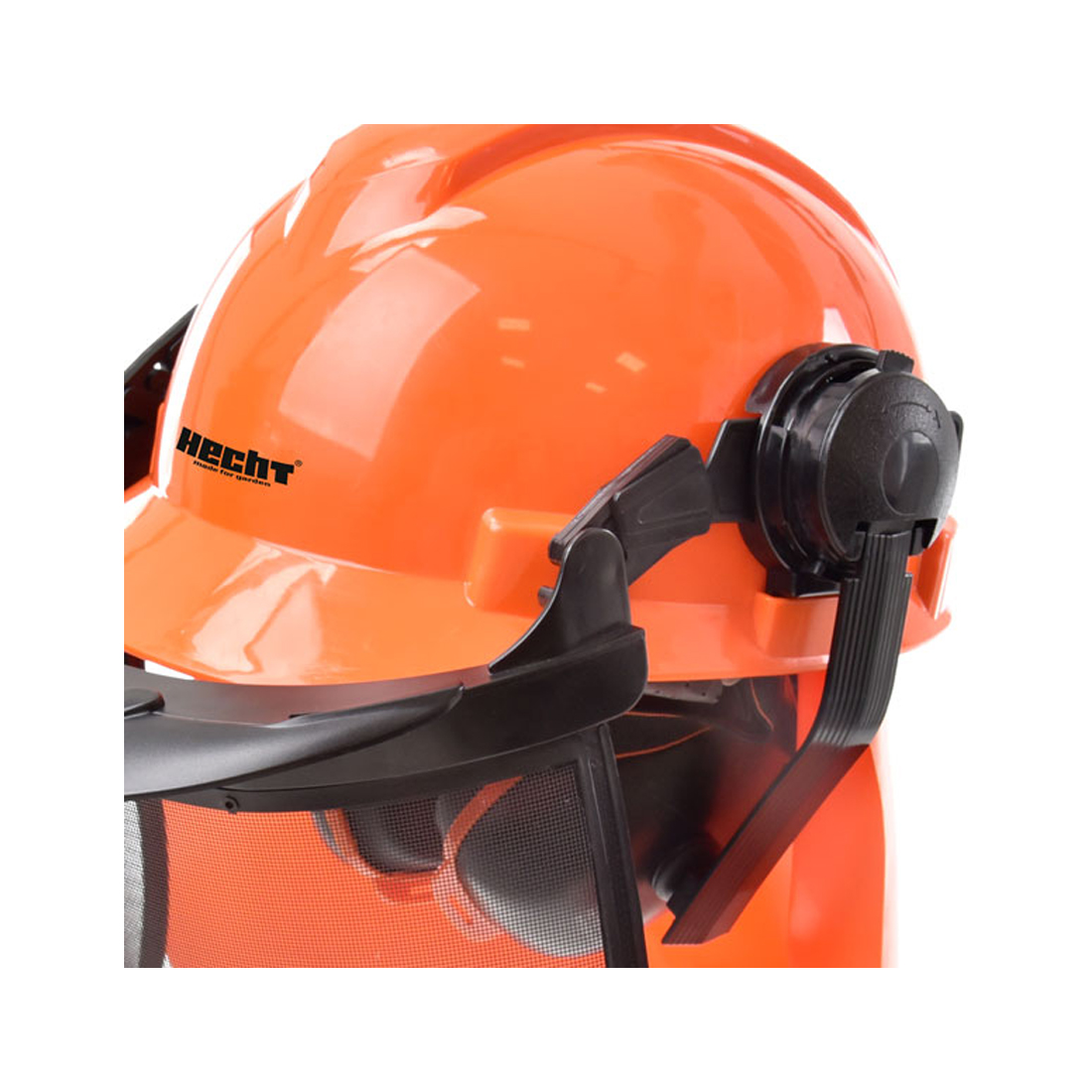 Hecht Forstschutzhelm mit Sicht-, Nacken und Gehörschutz