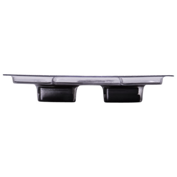 CANDO hoge plint eindstuk zwart 2,3 x 14,3