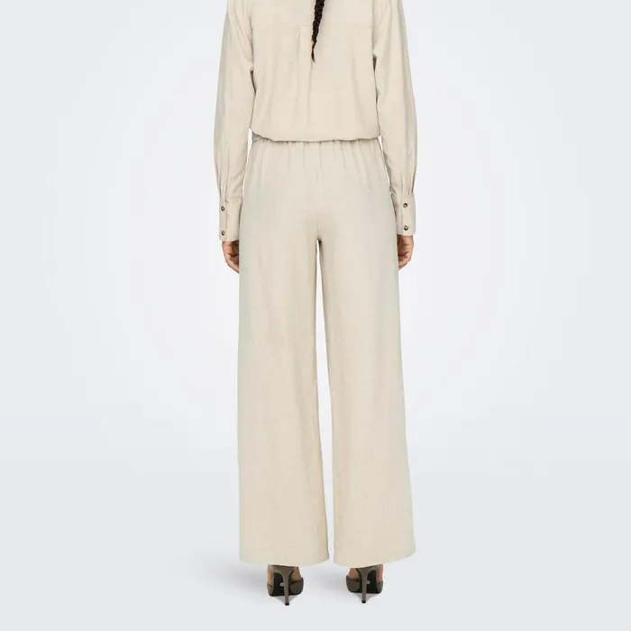 JDY Say Linen Wide Broek Dames
