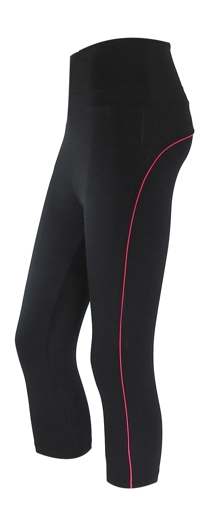 3/4 Damen Funktionsleggings schwarz/pink