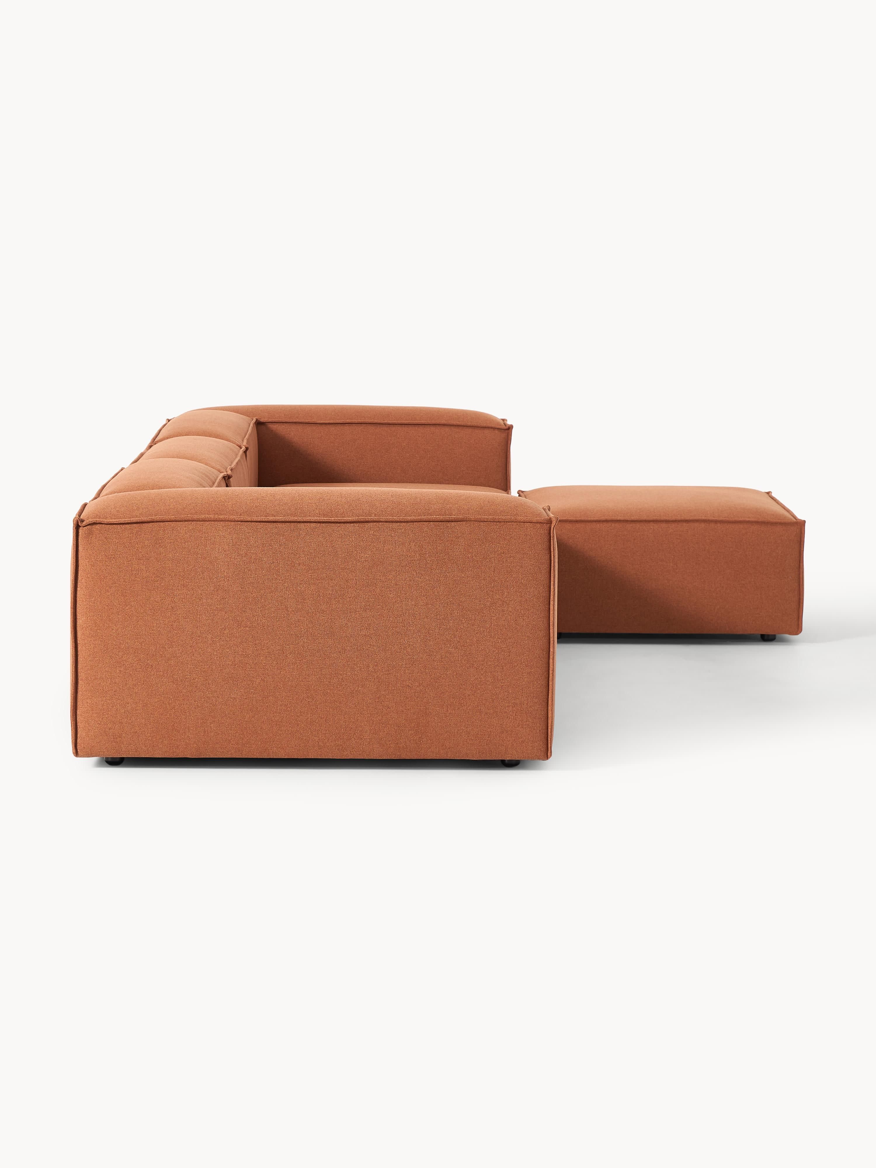 Modulaire bank Lennon (4-zits) met poef (links/rechts)