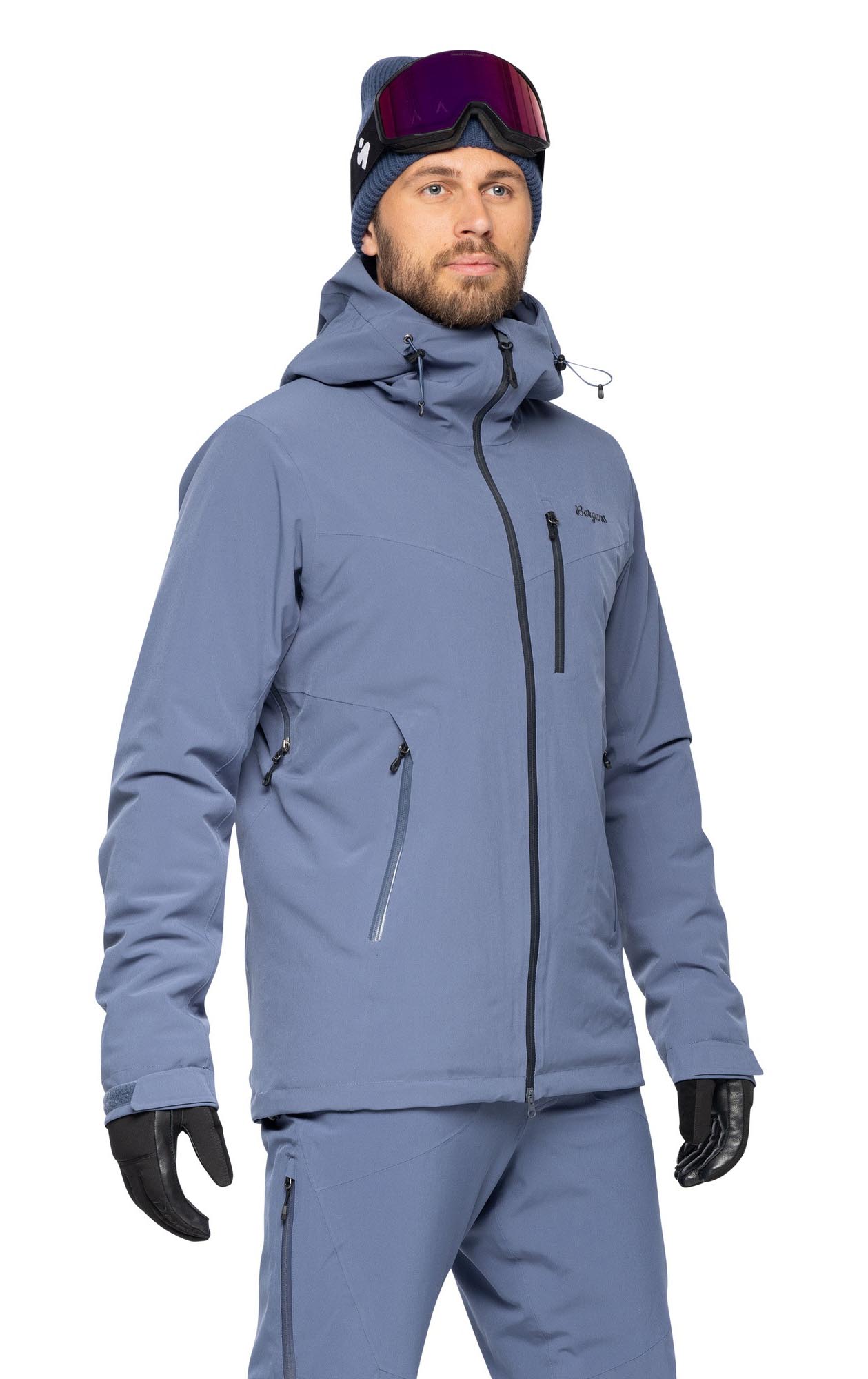 Oppdal Insulated Jacket Herre Granite Blue