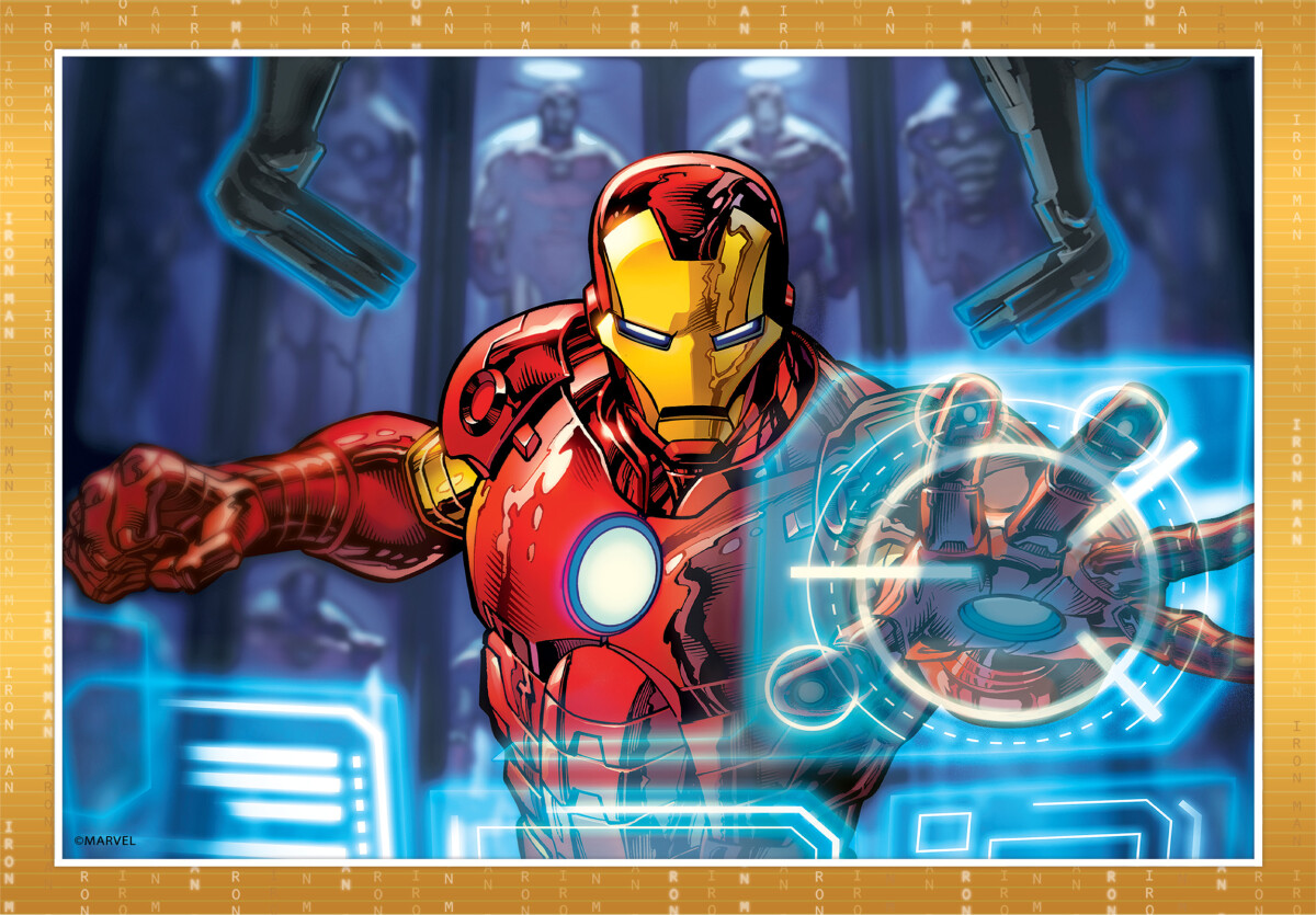 Marvel Puslespil - Avengers - Super Color - Clementoni - 4 Stk