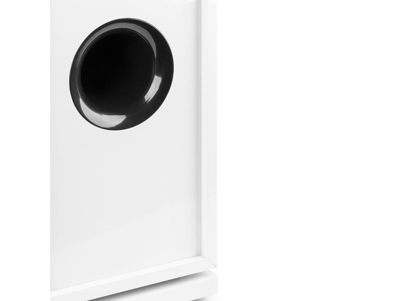 Fenton Standlautsprecher Paar SHF80W Weiss Elegante und moderne Home-Entertainment-Lautsprecher