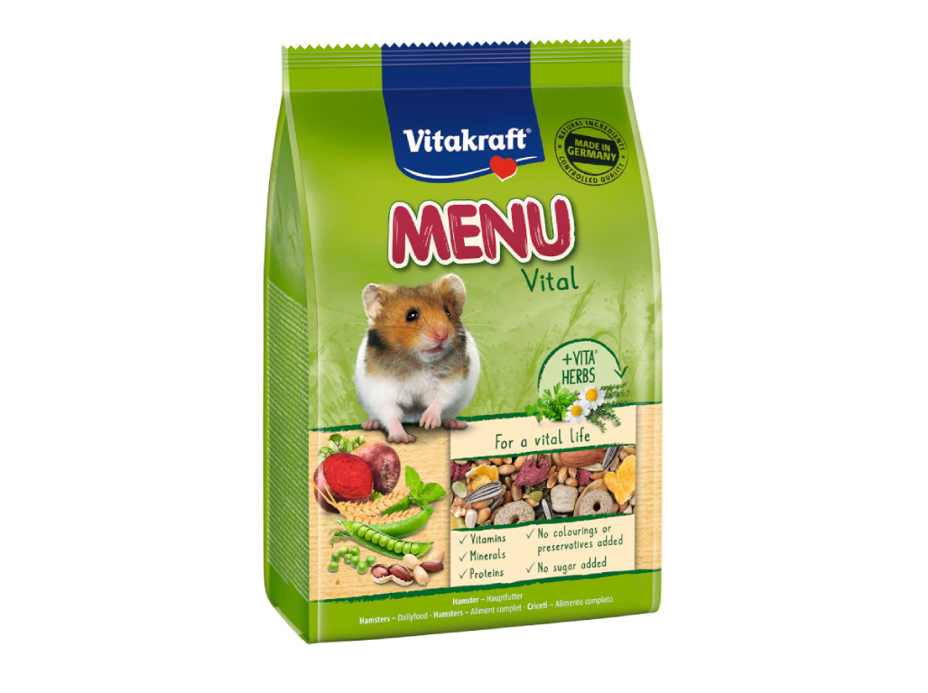 ALIMENTO PARA HAMSTER VITAKRAFT PREMIUM MENU VITAL 1KG