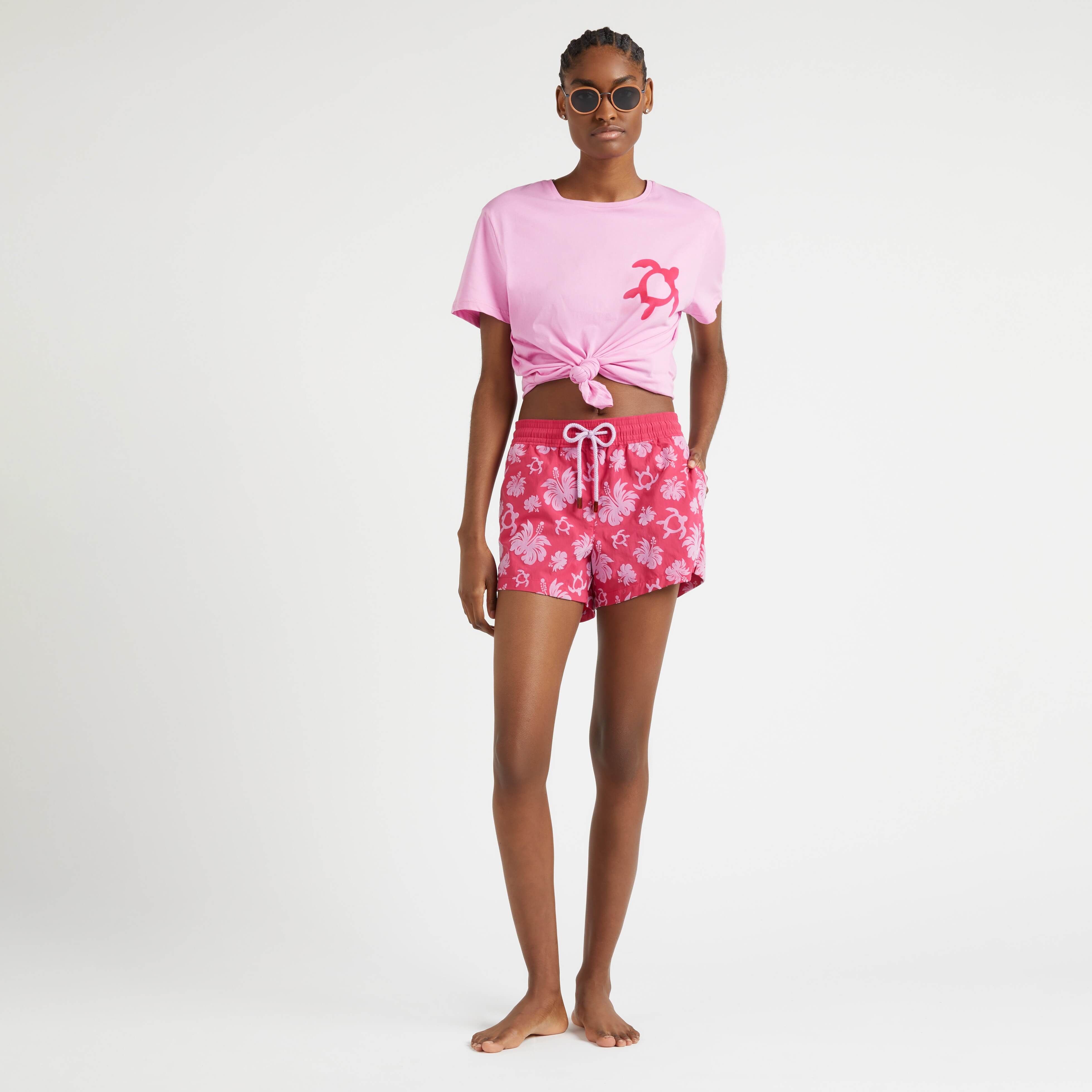 Short de Bain Femme Turtles Heart Floqué