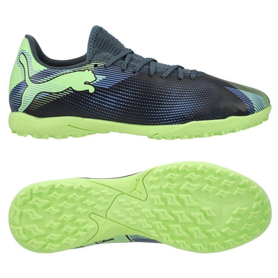 PUMA Future 7 Play TT Lights Out - Gray Skies/Violet/Fizzy Apple/Blanc