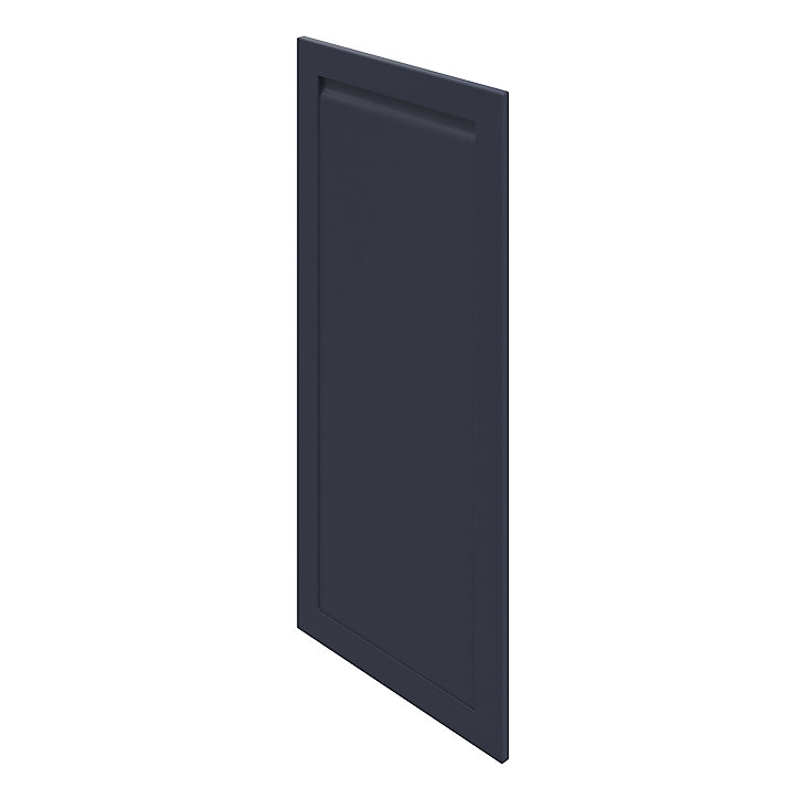 Porte de colonne de cuisine Garcinia bleu mat L. 60 cm x H. 130 cm GoodHome