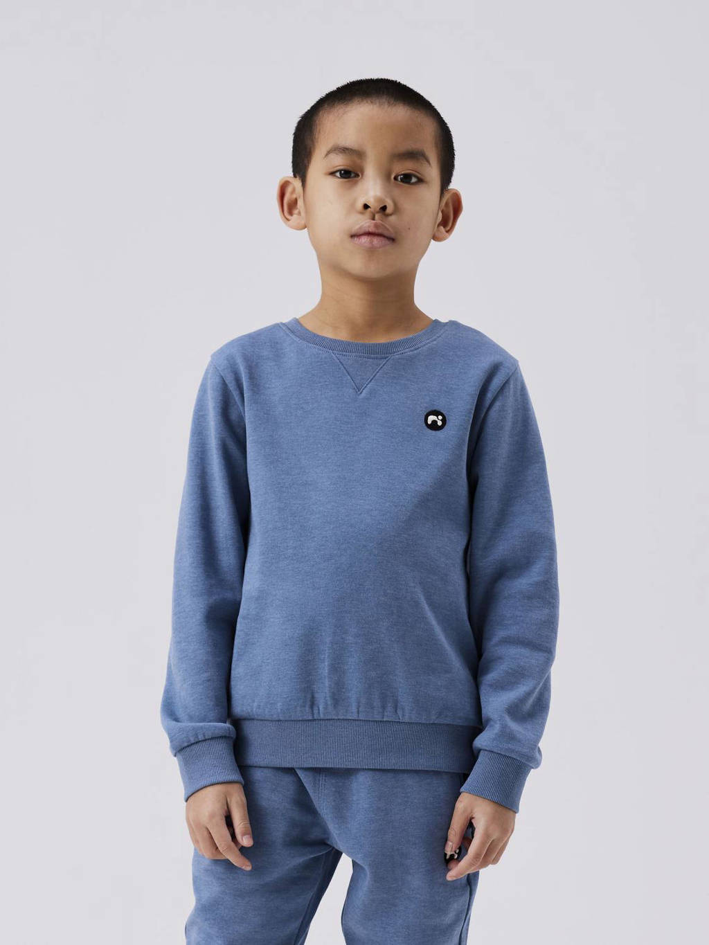 NAME IT sweater NKMVIMO helderblauw