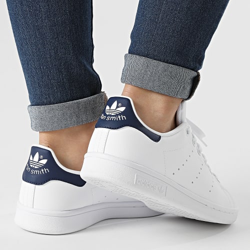 Baskets Femme Stan Smith H68621 Footwear White Dark Blue