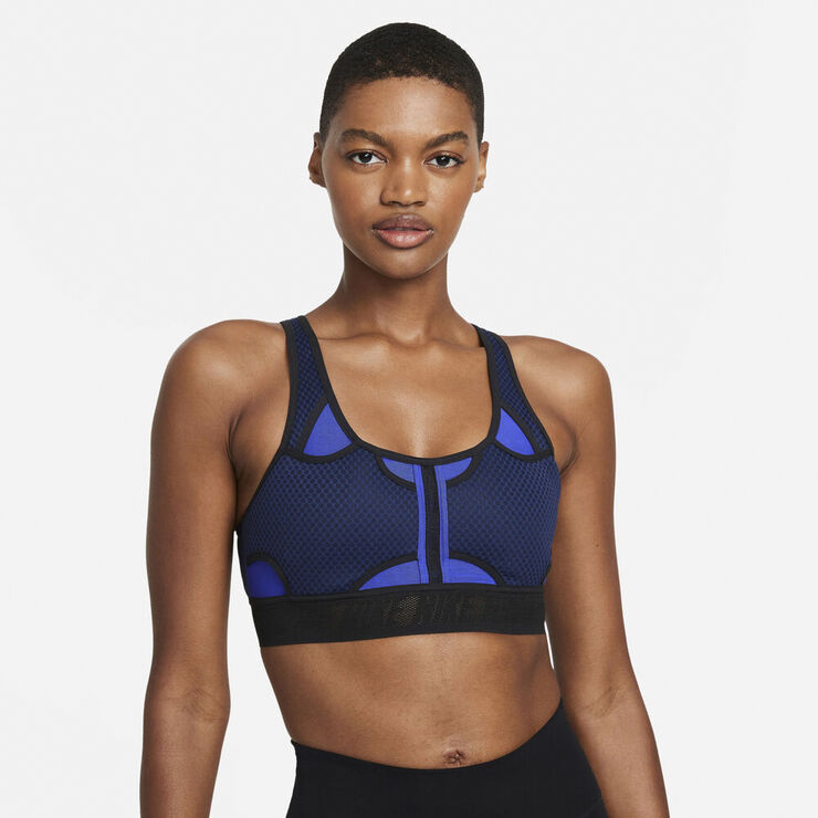 Nike Swoosh Ultrabreathe Medium Support Sports Bh Blå