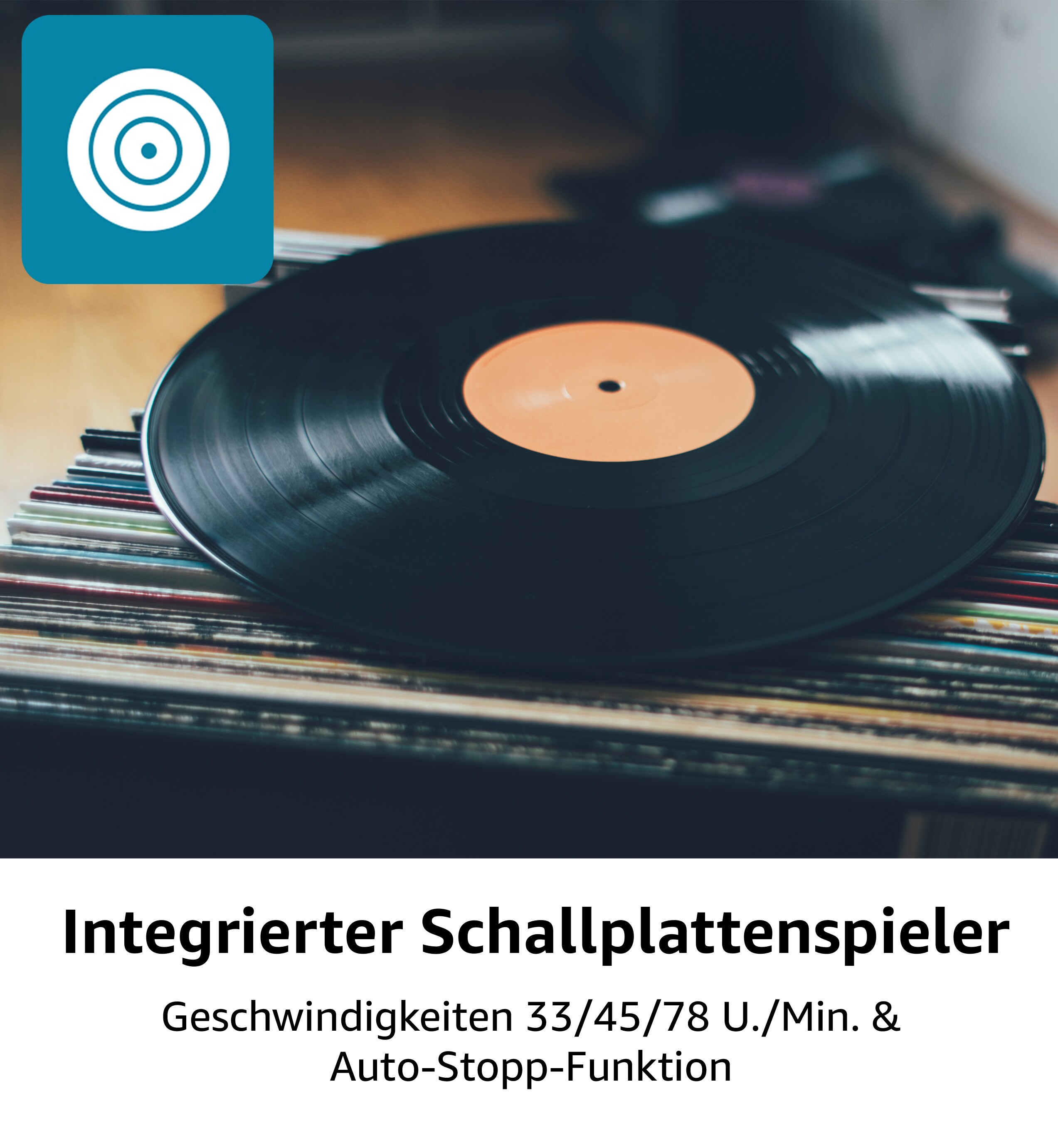 Karcher MC 8000DI Kompaktanlage mit Internetradio und integriertem Plattenspieler, Stereoanlage, Musikanlage