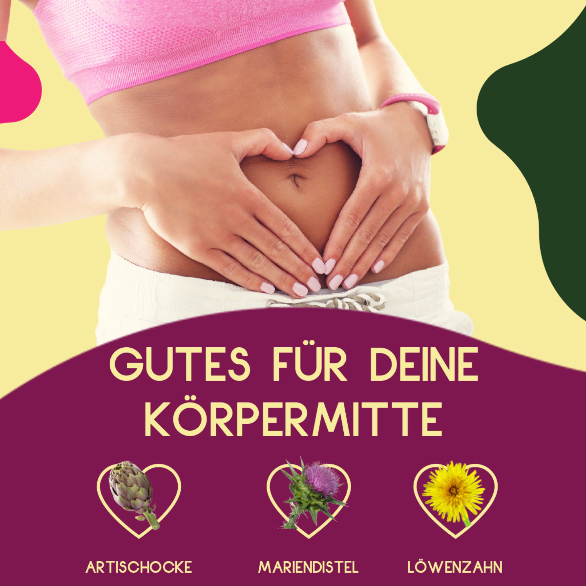 WURZELLIEBE Mariendistel Kapseln mit Artischockenextrakt & Löwenzahn mit 80% Silymarin - 120 Kapseln