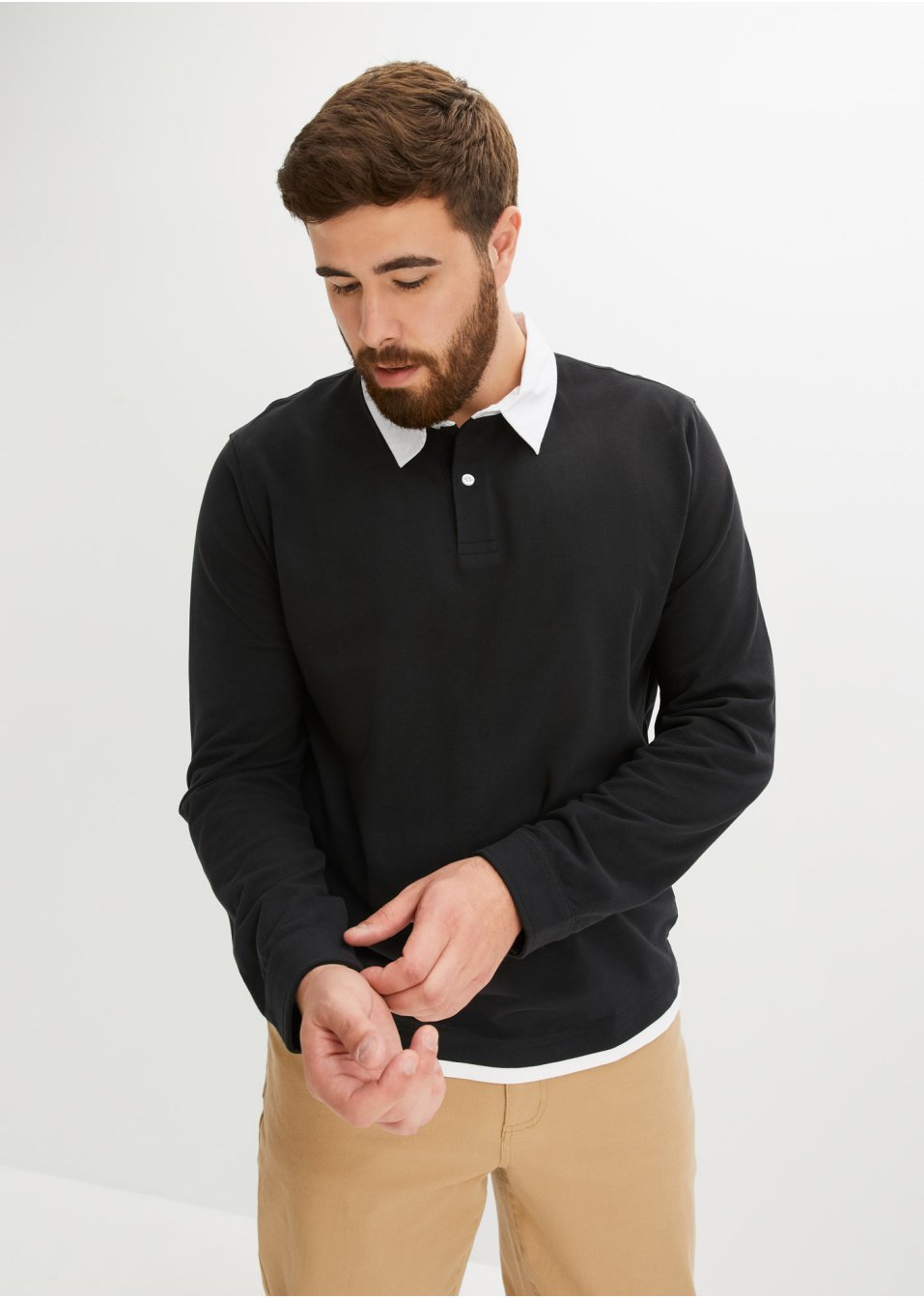 Polo manches longues
