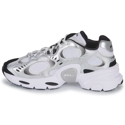 Polo Ralph Lauren - MODERN TRAINER Blanco / Plateado / Negro