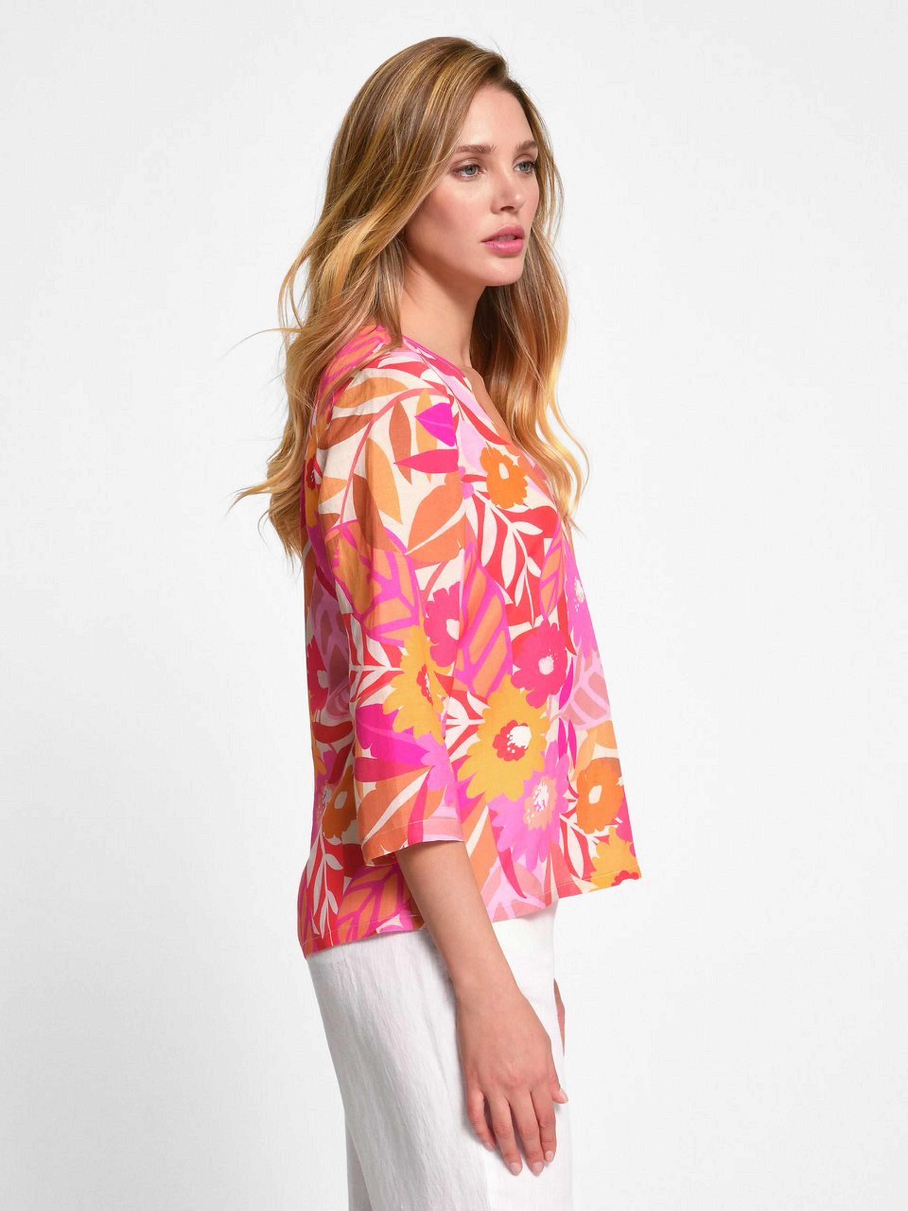 Bluse mit 3/4-Arm