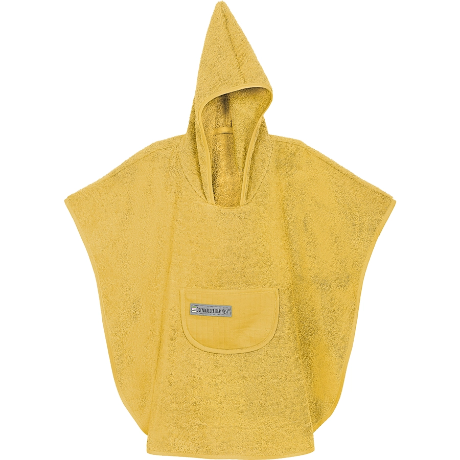 odenwälder Frottee-Badeponcho mustard