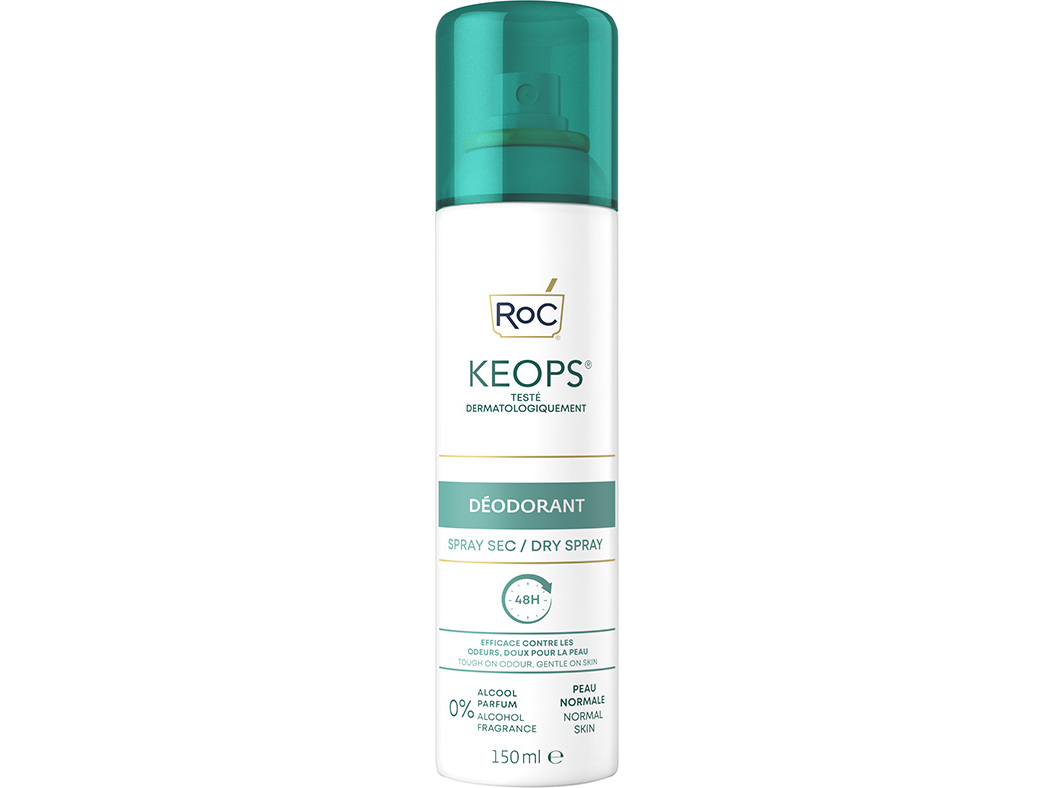 DESODORIZANTE ROC KEOPS VAPORIZADOR SECO 150ML
