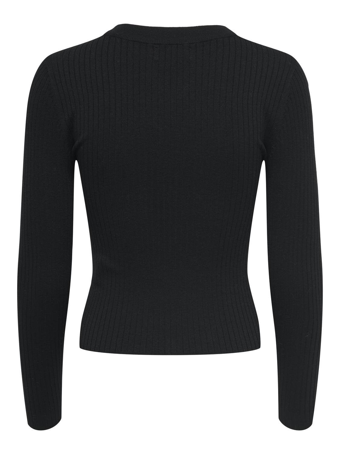 JDYPLUM Strickpullover Black