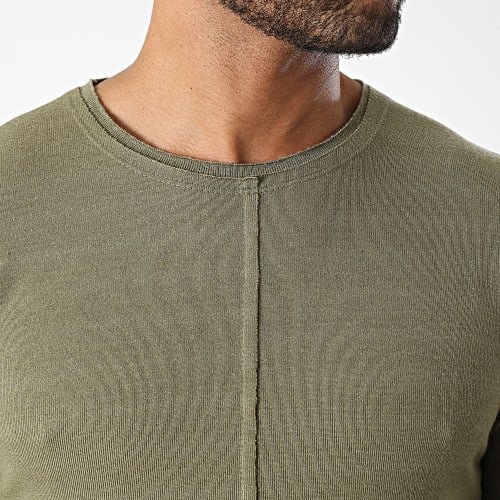 Tee Shirt Manches Longues Vert Kaki