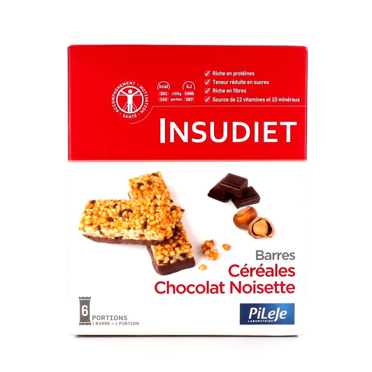 Barres de céréales protéinées Insudiet