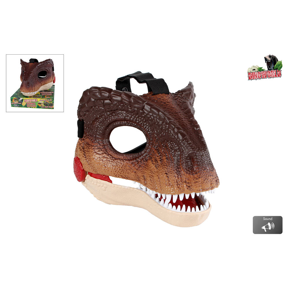 DinoWorld dinosaurus masker met geluid
