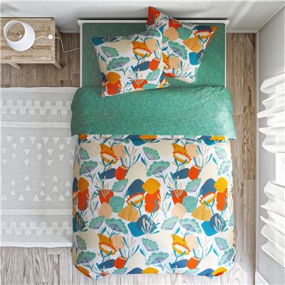 Linge de lit à fleurs - BECQUET CRÉATION