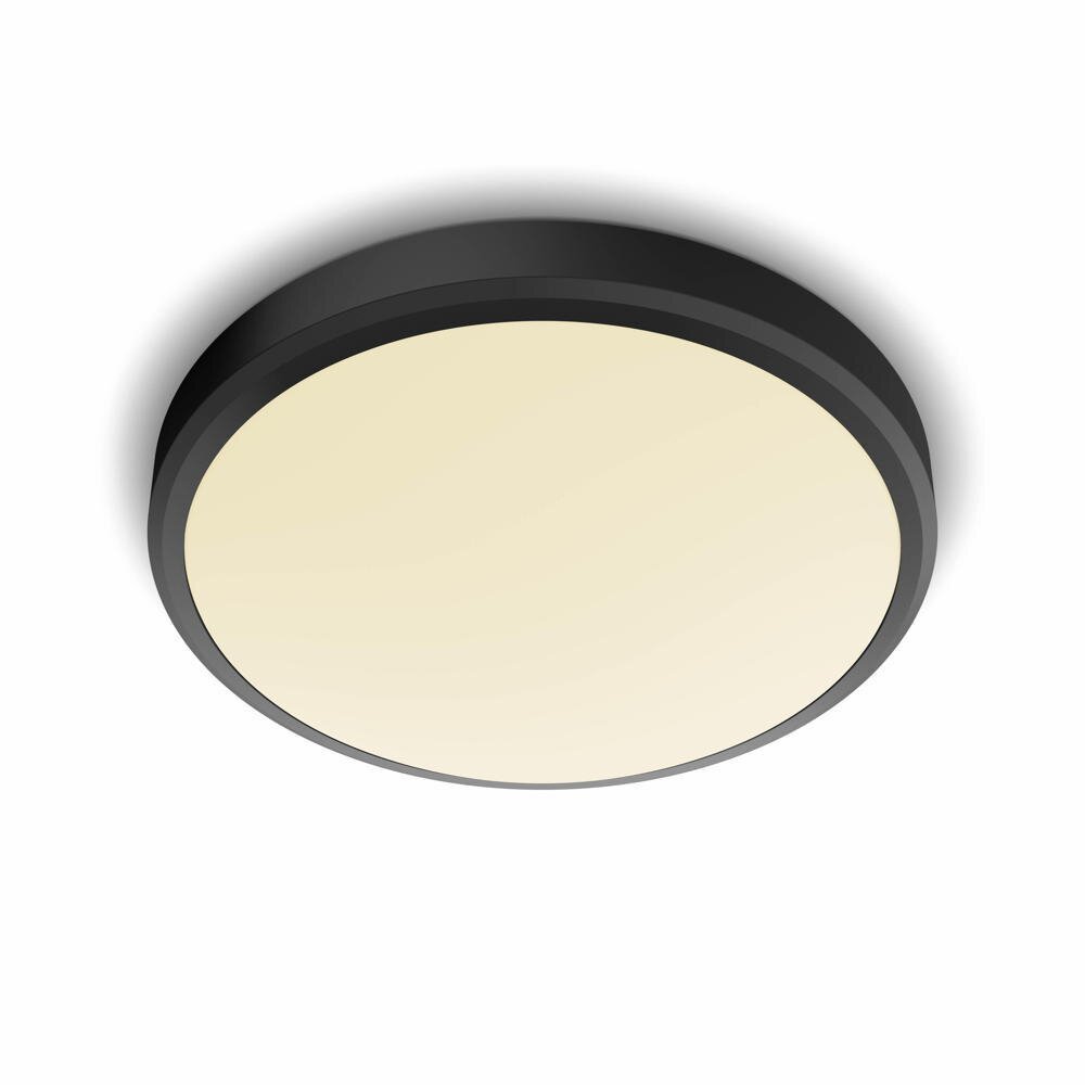 LED badkamerlamp Doris in zwart 17W 1500lm IP44