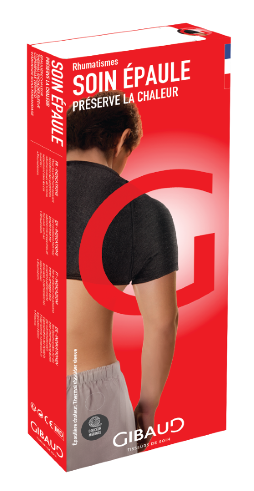 Gibaud CHALEUR Schulterwärmer<br>1 Stück, M, anthrazit