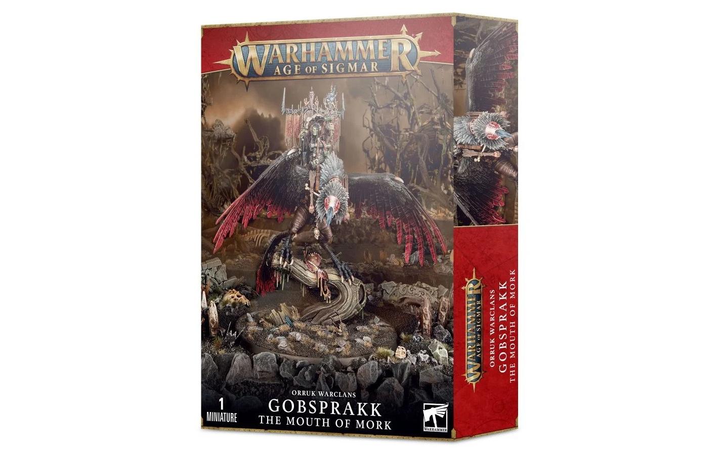 Figur Warhammer Age of Sigmar Gobsprakk Mund des Mork<br>Warhammer Age of Sigmar Orruk Warclans: Gobsprakk the Mouth of Mork