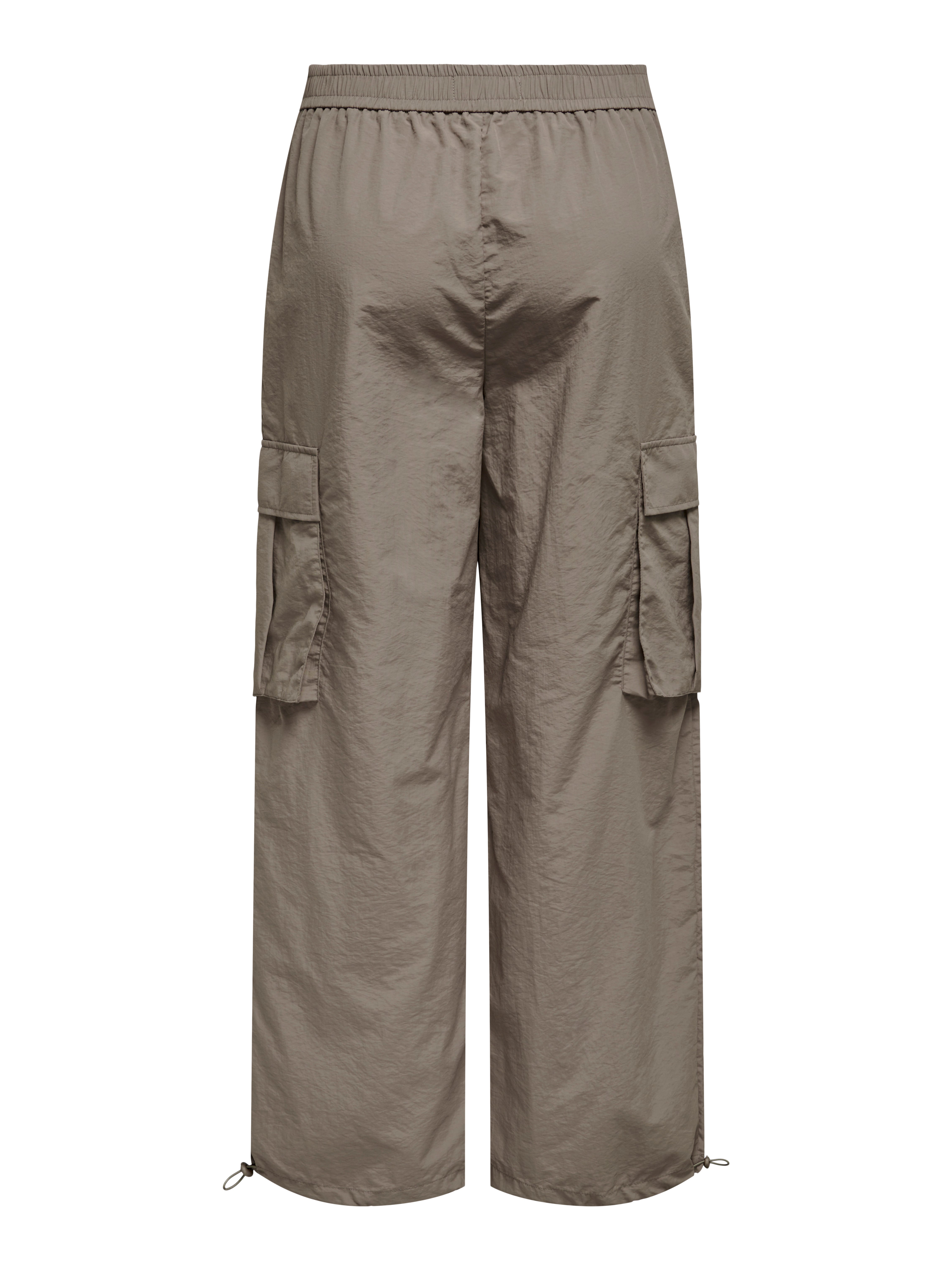 JDYLORENZO Mittlere Taille Weiter Beinschnitt Cargo-Hose Walnut