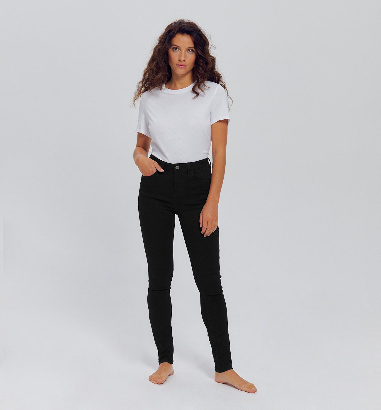 Jean skinny push up ERNEST - Noir