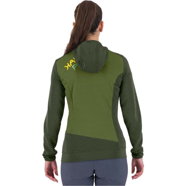 Veste polaire randonnée KARPOS NUVOLAU W FLEECE RIFLE RIFLE GREEN/CEDAR GREEN