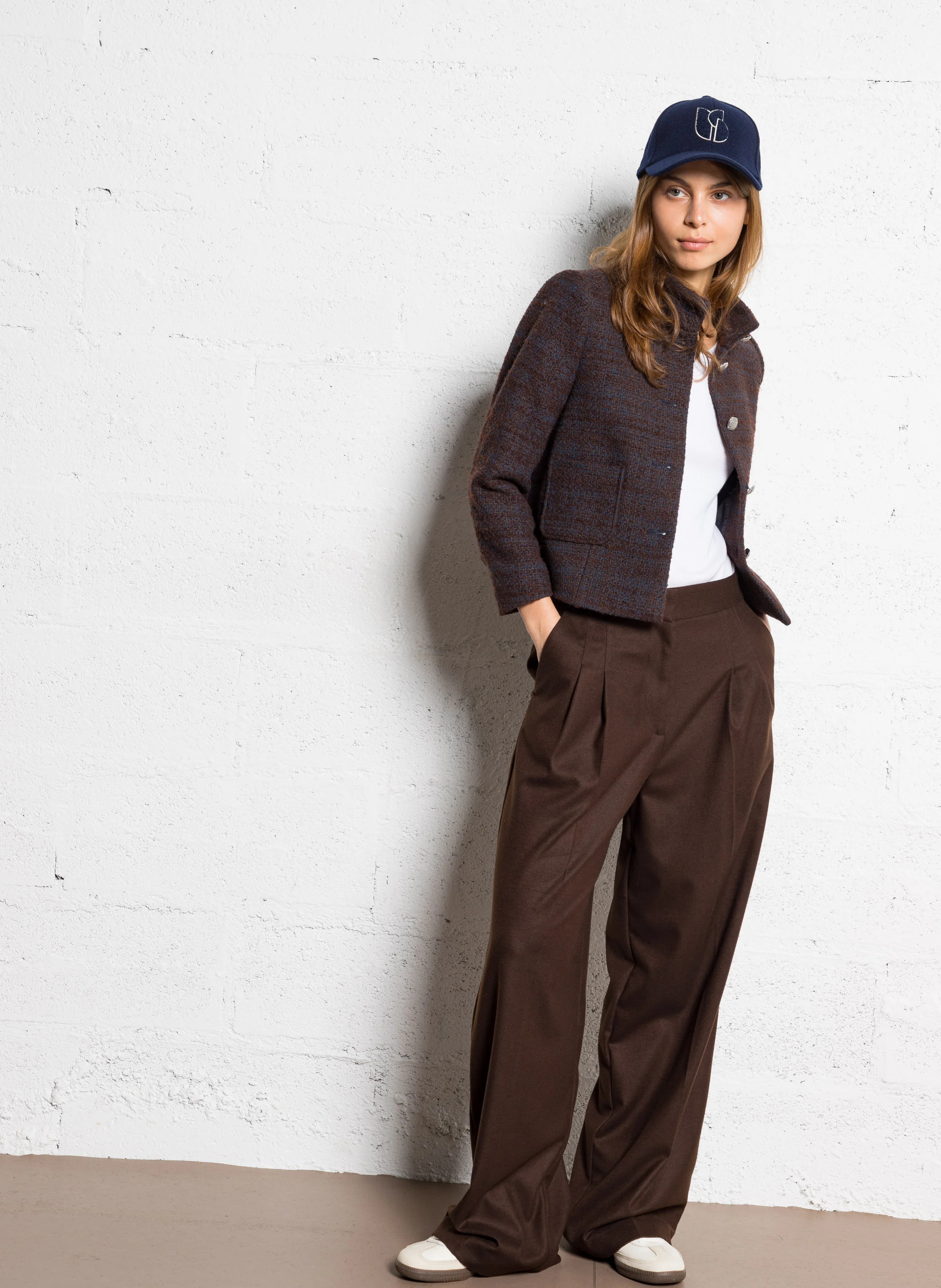 BEDWIN - Pantalon large | Marron