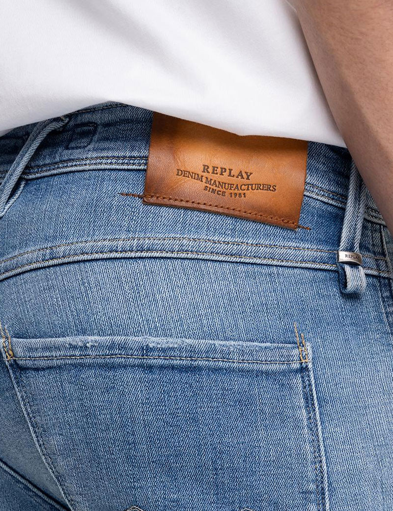 REPLAY JEAN HOMME BRONNY STRETCH DESTROY USED